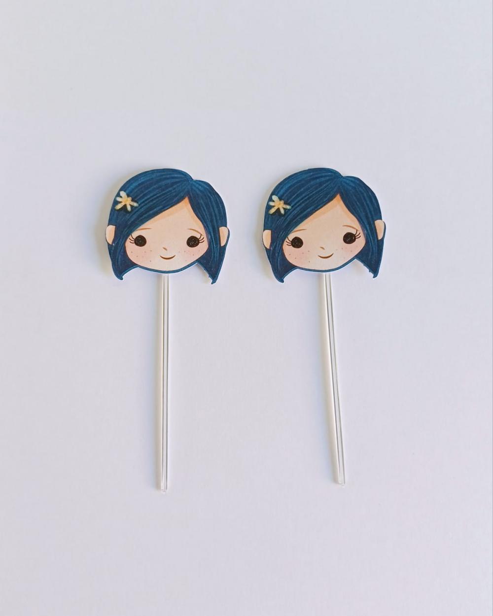 Topper Para Docinho Personalizado Coraline