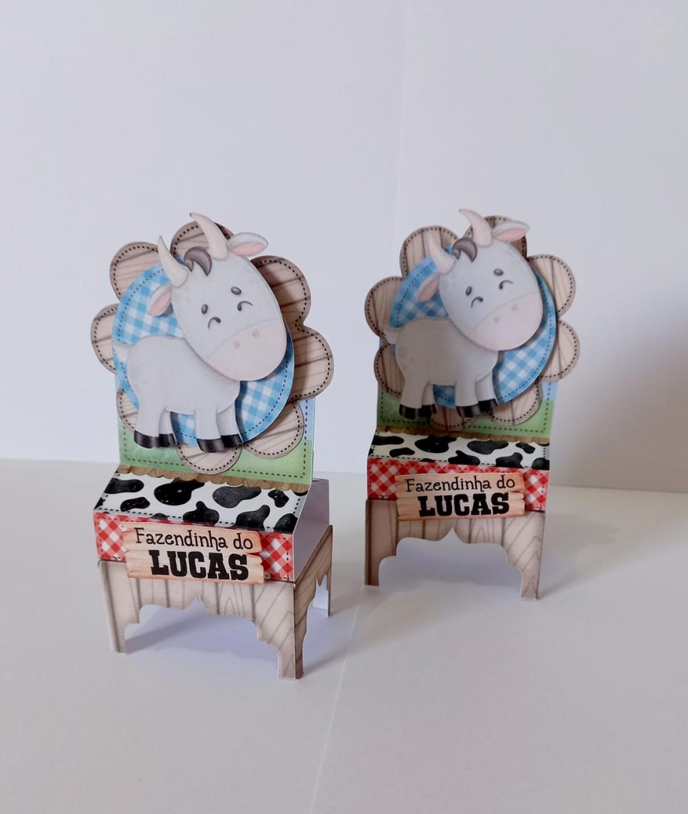 Porta Bis Personalizado Fazendinha