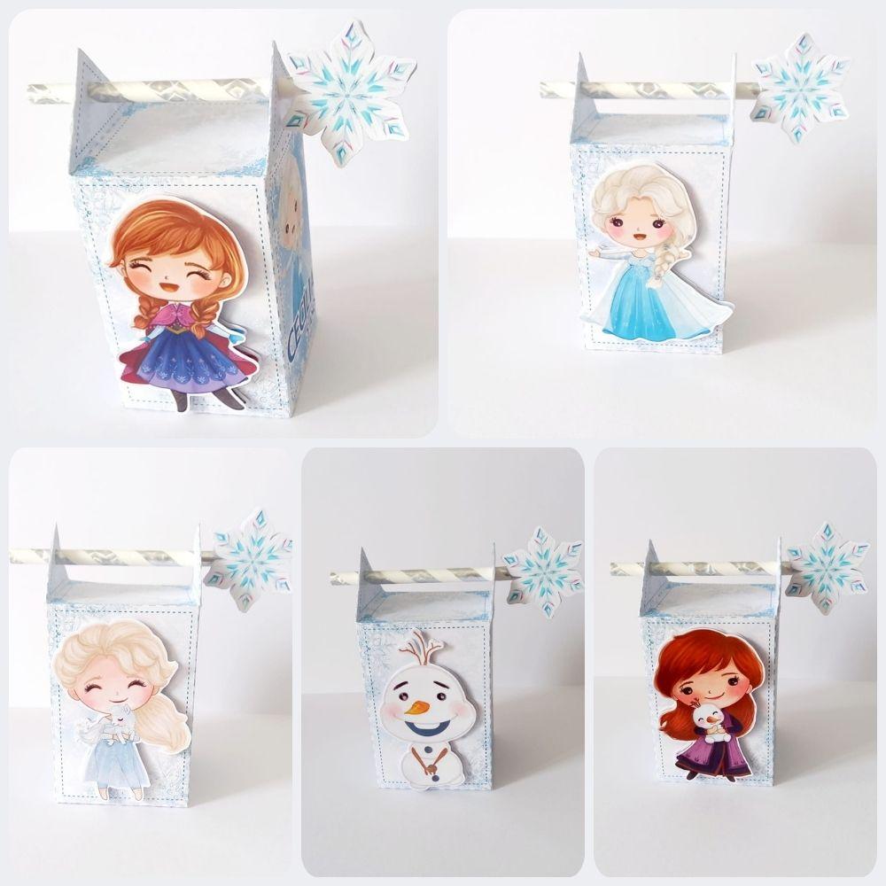 Kit Festa Lembrancinhas Personalizadas Frozen Cute (20 Peças)