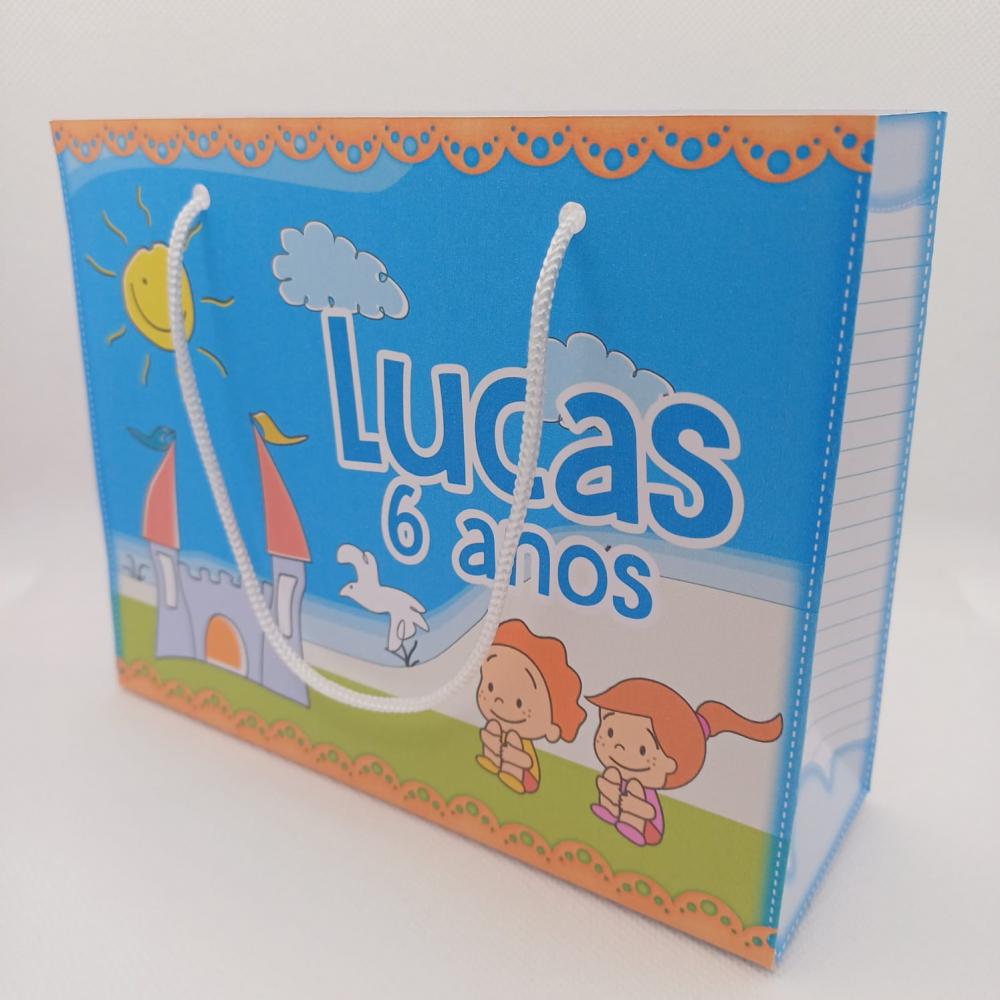 20 Un. Sacolinha Personalizada para Lembrancinha de Aniversário 