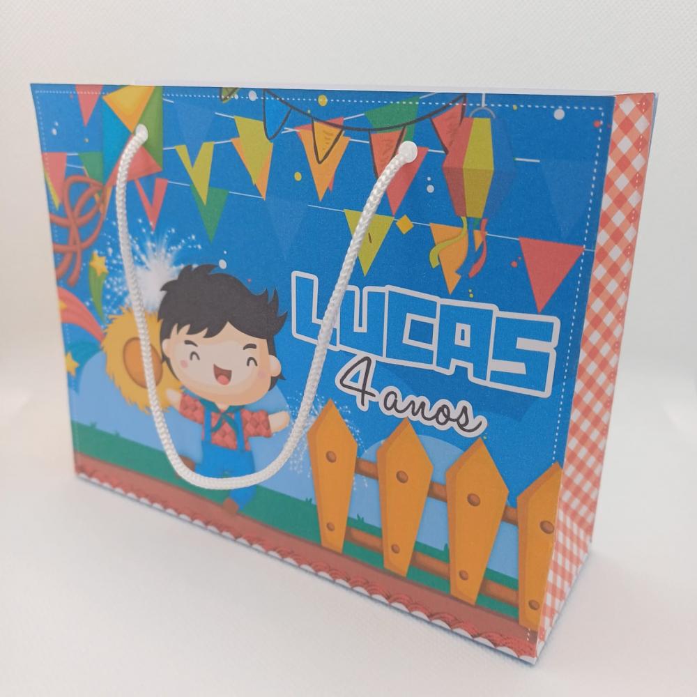 20 Un. Sacolinha Personalizada para Lembrancinha de Aniversário 