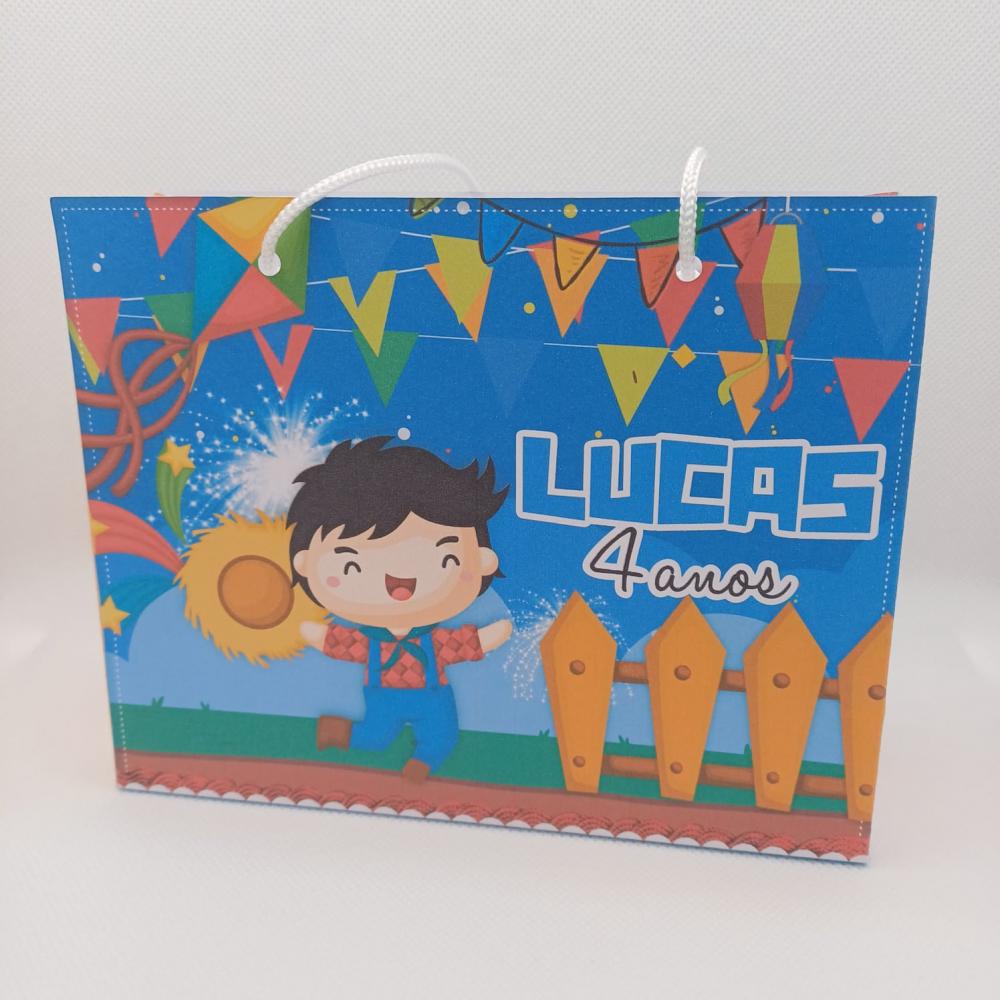 20 Un. Sacolinha Personalizada para Lembrancinha de Aniversário 