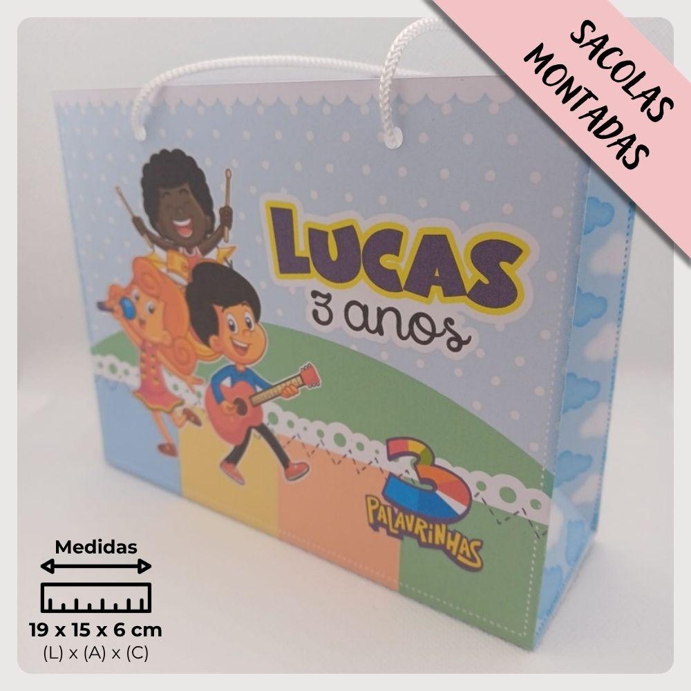 20 Un. Sacolinha Personalizada para Lembrancinha de Aniversário 