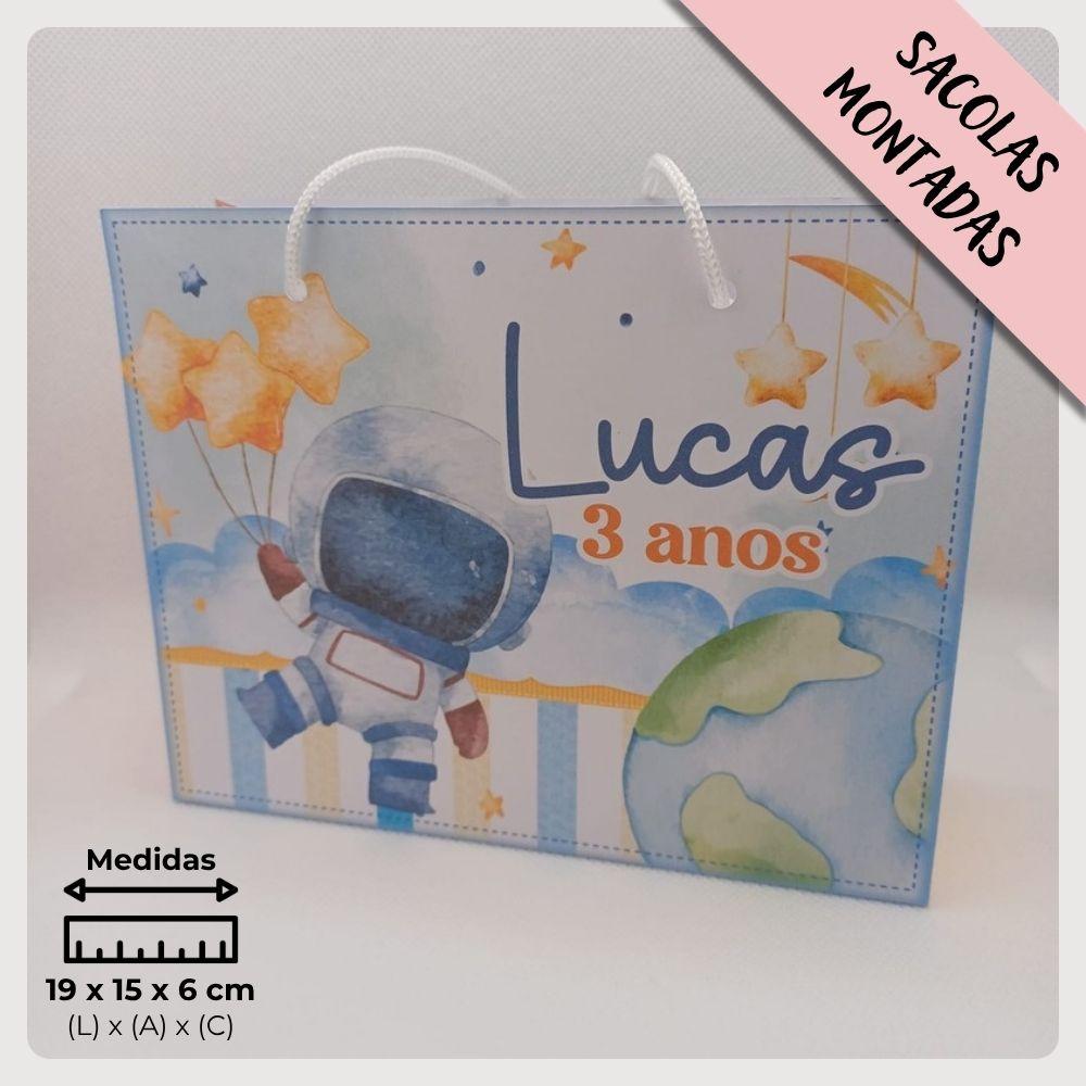 20 Un. Sacolinha Personalizada para Lembrancinha de Aniversário 