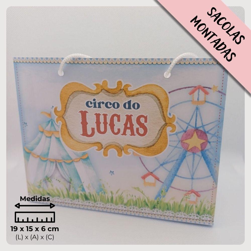 20 Un. Sacolinha Personalizada para Lembrancinha de Aniversário 