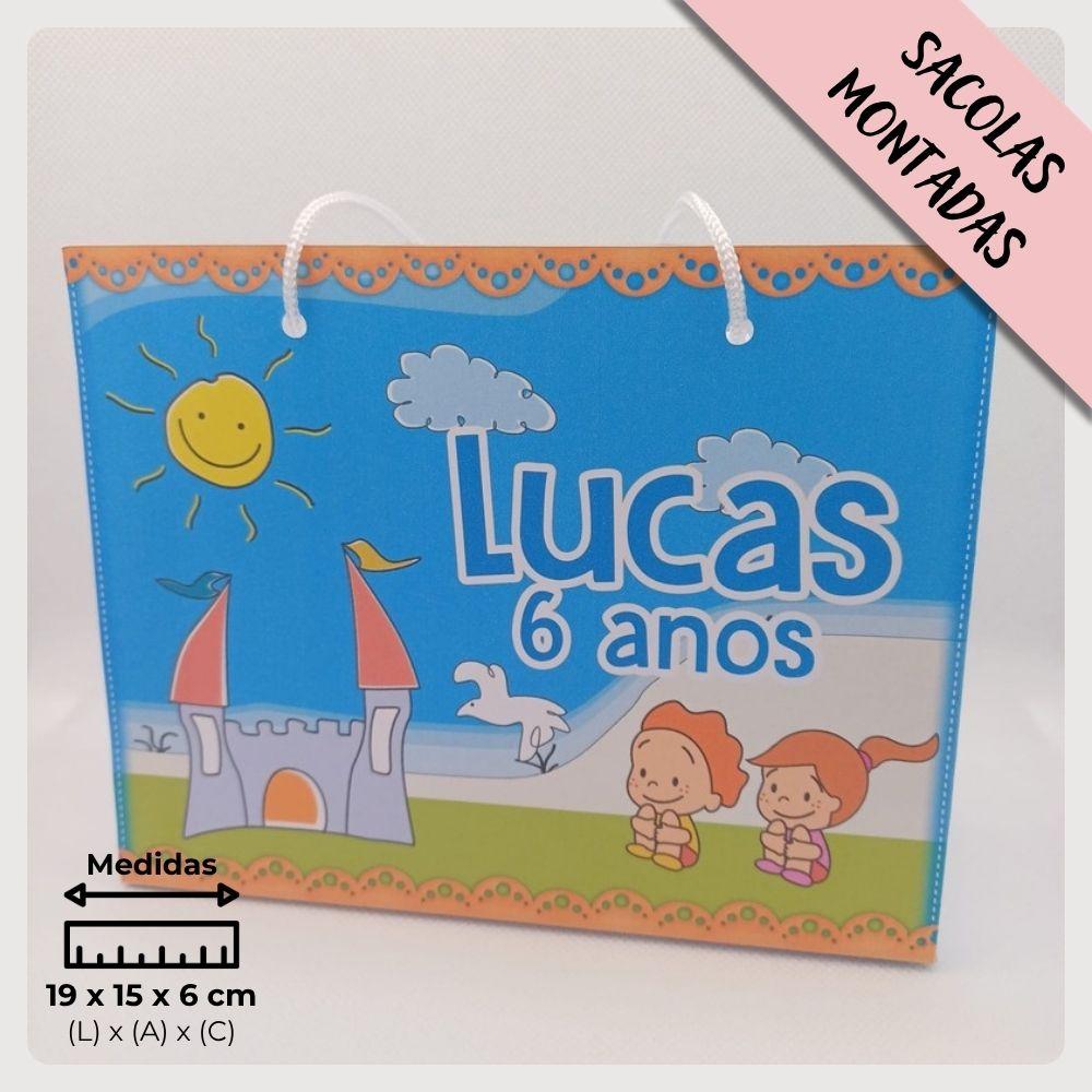 20 Un. Sacolinha Personalizada para Lembrancinha de Aniversário 