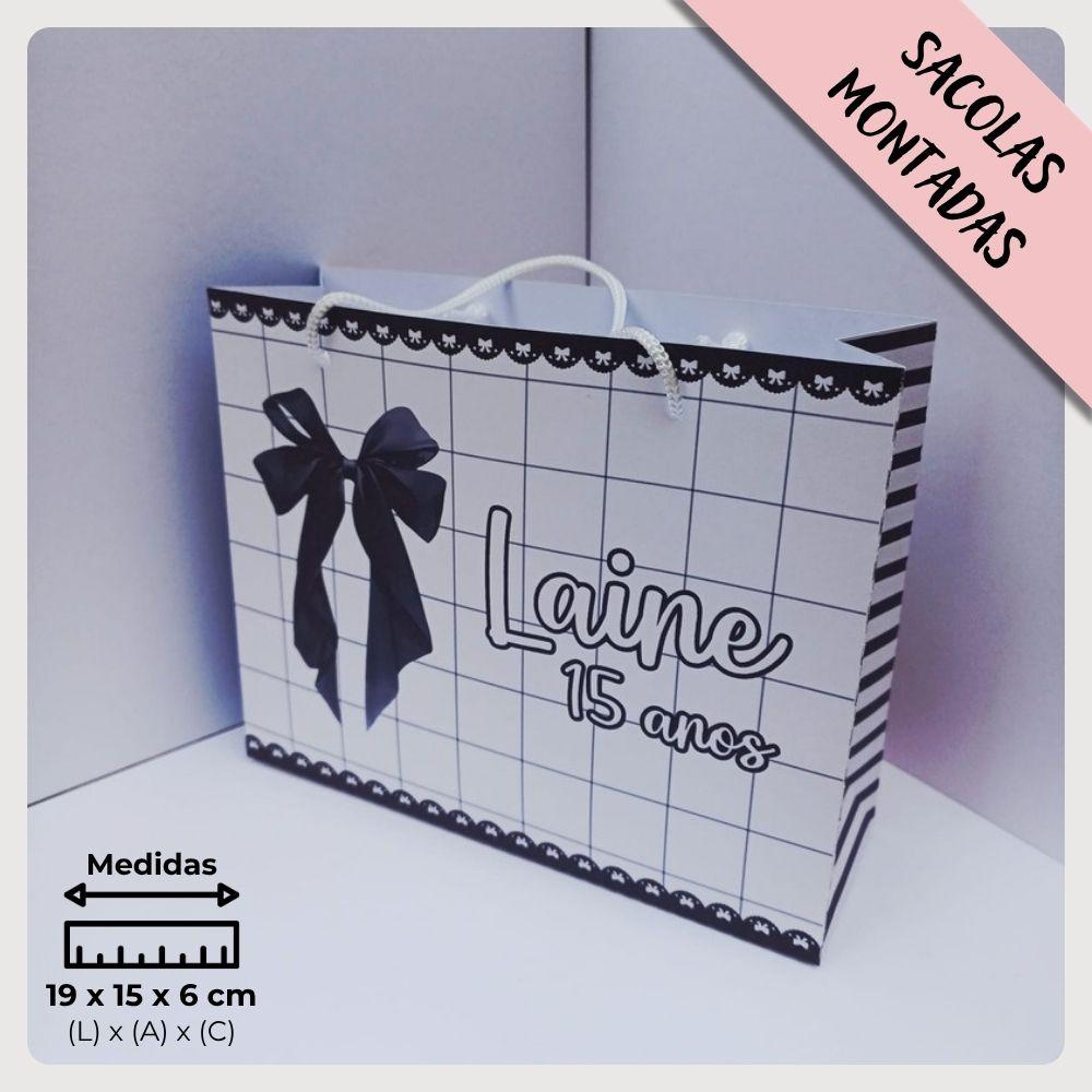 20 Un. Sacolinha Personalizada para Lembrancinha de Aniversário 