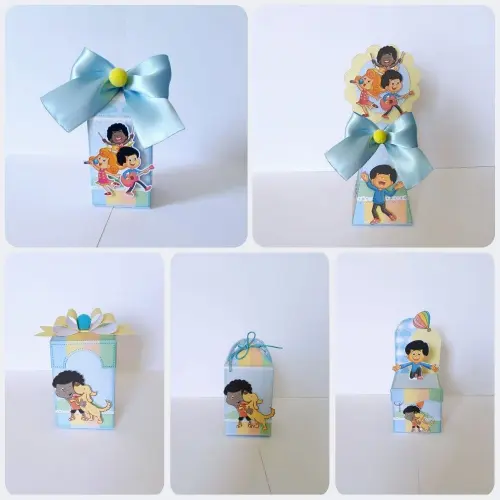Kit Festa Lembrancinhas Personalizadas 3 Palavrinhas (20 Peças)