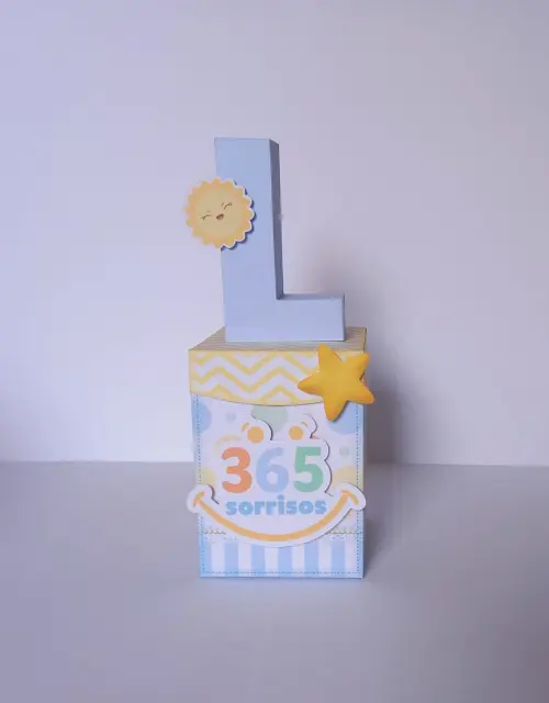 Kit Festa Lembrancinhas Personalizadas 365 Sorrisos (20 Peças)