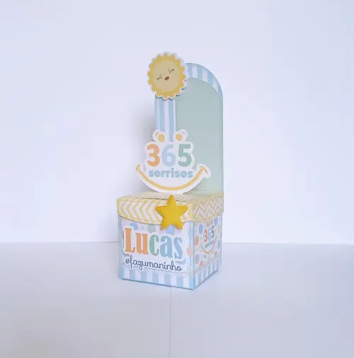 Kit Festa Lembrancinhas Personalizadas 365 Sorrisos (20 Peças)