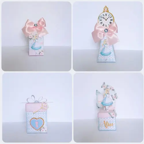 Kit Festa Lembrancinhas Personalizadas Alice (20 Peças)