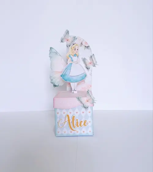 Kit Festa Lembrancinhas Personalizadas Alice (20 Peças)