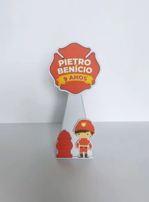 Kit Festa Lembrancinhas Personalizadas Bombeiros (20 Peças)