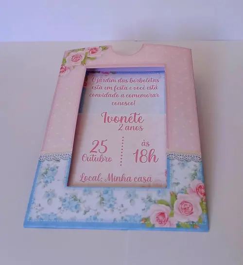 Convite Personalizado Borboletas