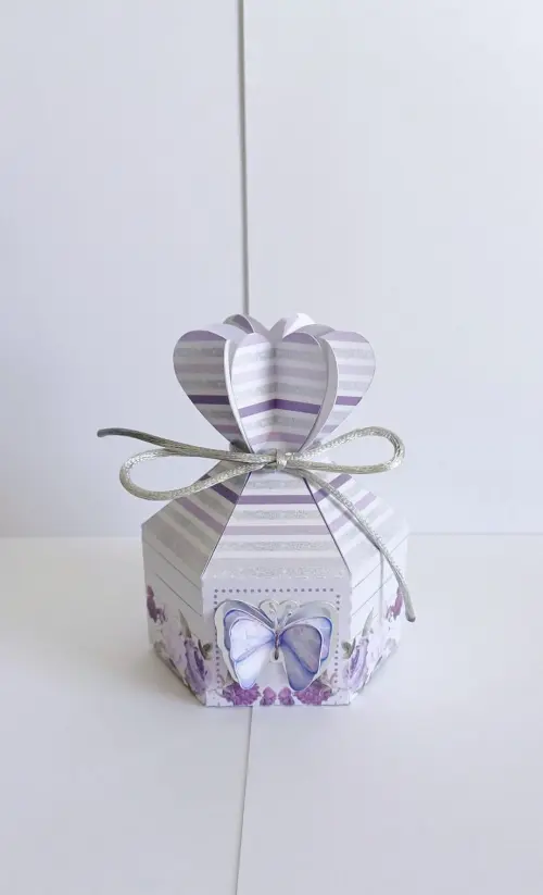 Kit Festa Lembrancinhas Personalizadas Borboletas Lilás (20 Peç