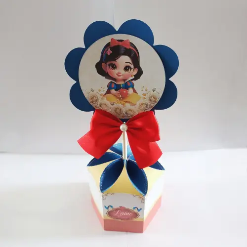 Centro de Mesa Personalizado Branca de Neve