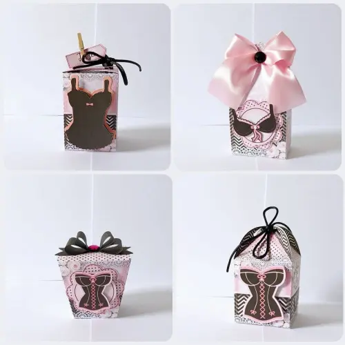 Kit Festa Lembrancinhas Personalizadas Chá de Lingerie (20 Peças)