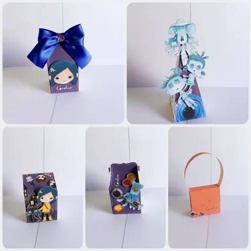 Kit Festa Lembrancinhas Personalizadas Coraline (20 Peças)