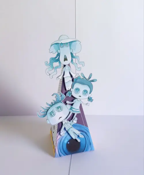 Kit Festa Lembrancinhas Personalizadas Coraline (20 Peças)