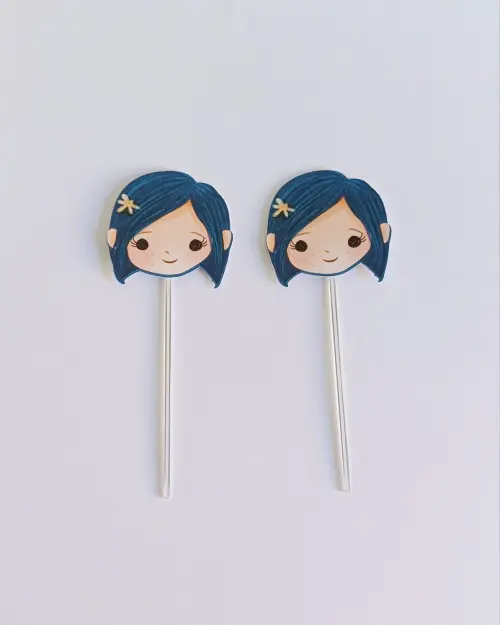 Topper Para Docinho Personalizado Coraline