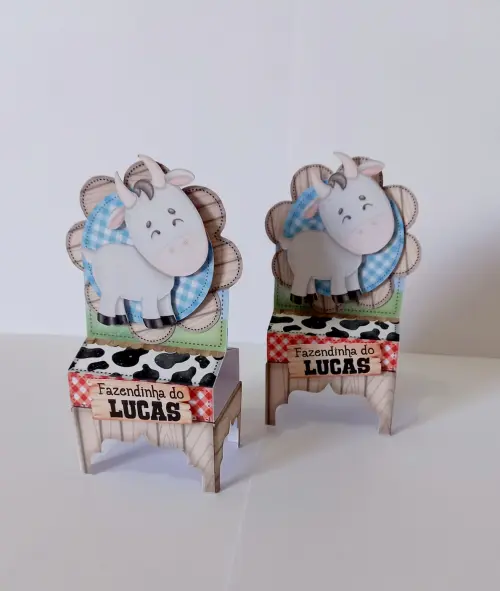 Porta Bis Personalizado Fazendinha