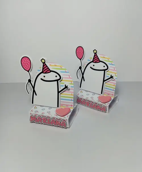 Porta Bis Personalizado Flork Menina
