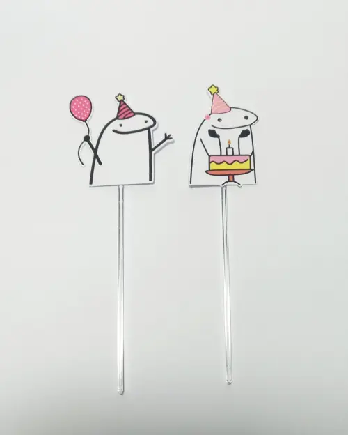 Topper Para Docinho Personalizado Flork Menina