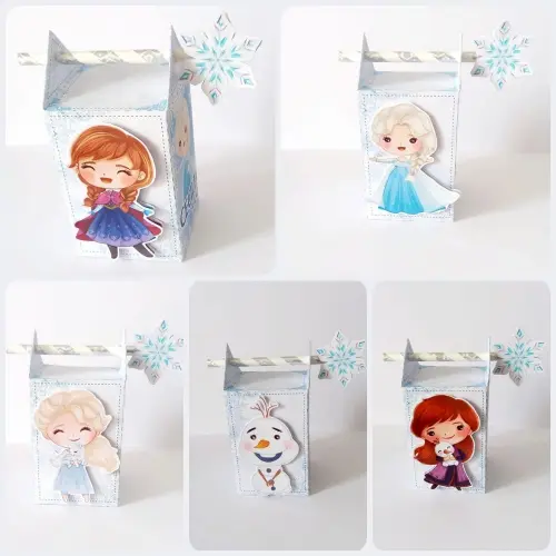 Kit Festa Lembrancinhas Personalizadas Frozen Cute (20 Peças)