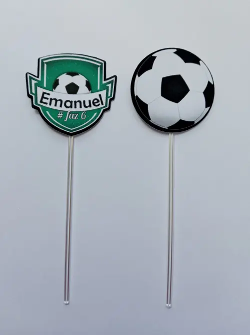 Topper Para Docinho Personalizado Futebol