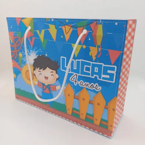 20 Un. Sacolinha Personalizada para Lembrancinha de Aniversário 