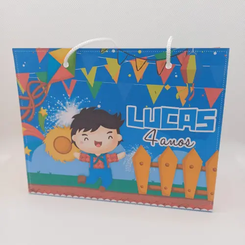 20 Un. Sacolinha Personalizada para Lembrancinha de Aniversário 
