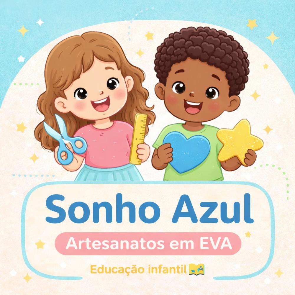 Sonho Azul - Artesanatos em EVA