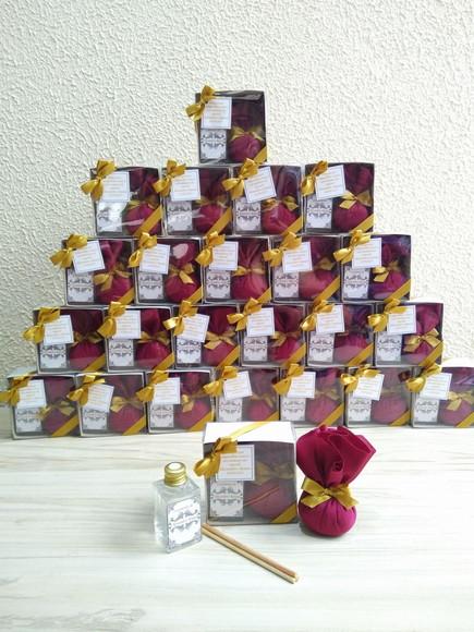 Aromatizador de Varetas 30ml e Sachê Perfumado Casamento