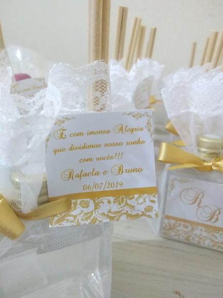 Aromatizador e Sachê para Caixinha de Padrinhos
