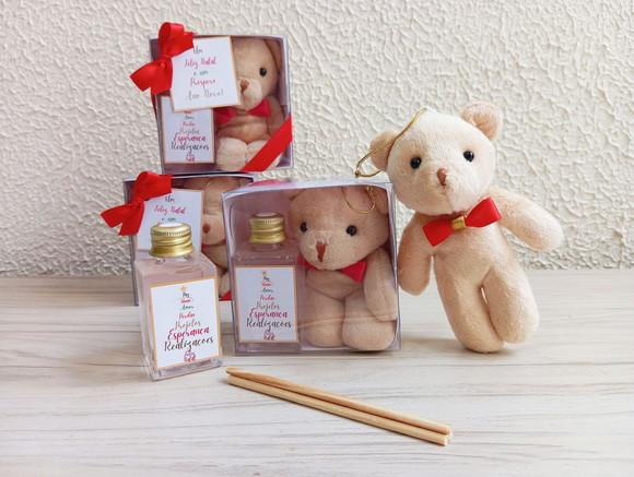 Kit Aromatizador de Varetas e Ursinho de Natal