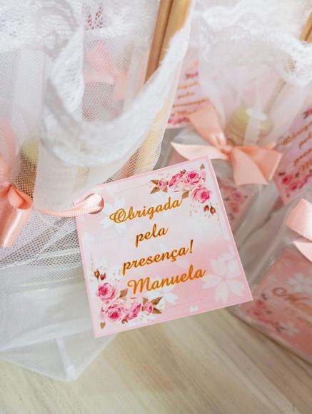 Lembrancinha de Aniversário Aromatizador e Sacolinha