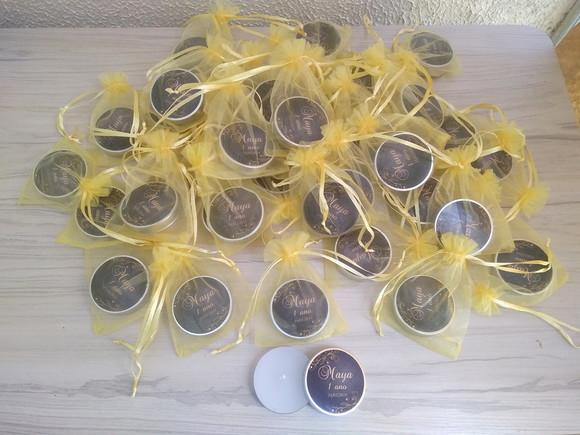 Lembrancinha de Aniversário Vela Perfumada