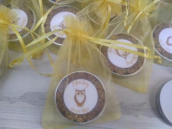 Lembrancinha de Aniversário Vela Perfumada