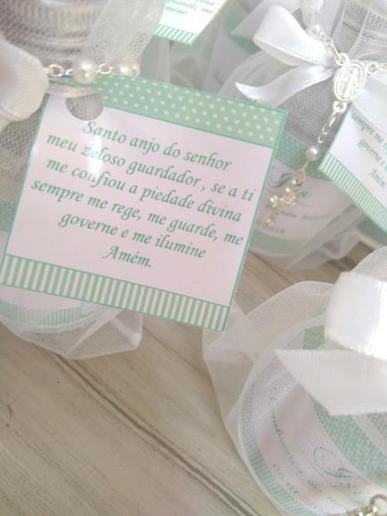 Lembrancinha de Batizado Água Benta