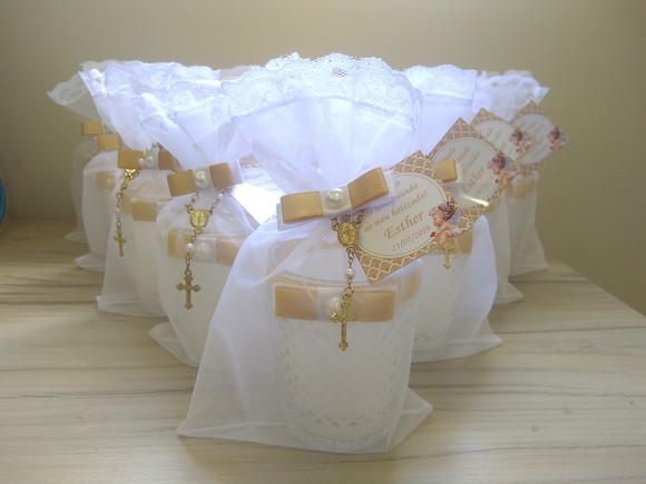 Lembrancinha de Batizado Vela Perfumada