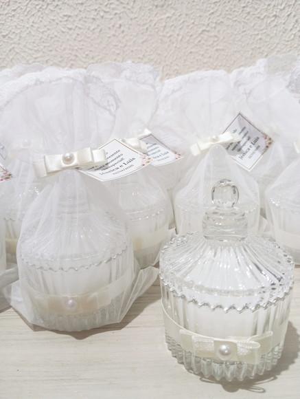Lembrancinha de Casamento Vela Aromática