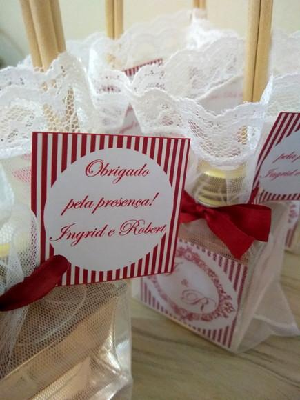 Lembrancinha de Casamento Marsala