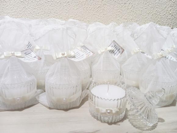Lembrancinha de Casamento Vela Aromática