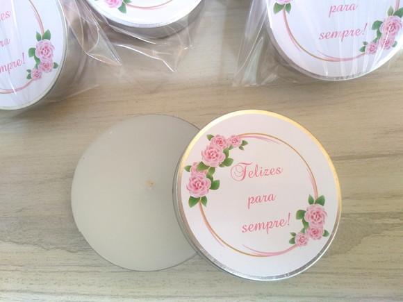 Lembrancinha de Casamento Vela Perfumada
