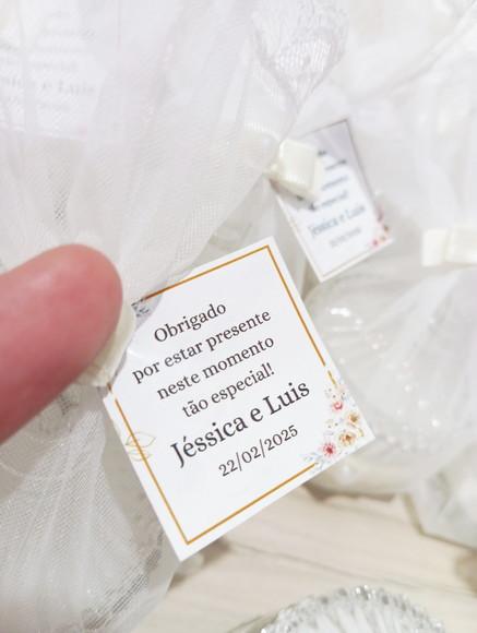 Lembrancinha de Casamento Vela Aromática
