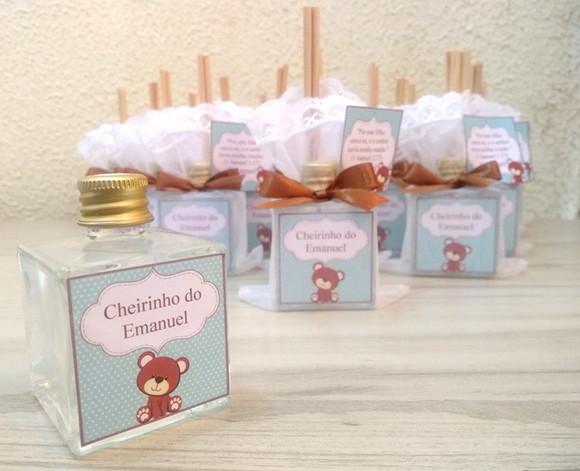 Lembrancinha de Nascimento Aromatizador 50ml