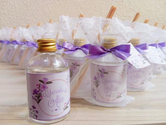 Lembrancinha de Nascimento Aromatizador 60 ml