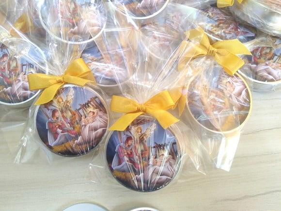 Lembrancinha de Natal Vela Perfumada