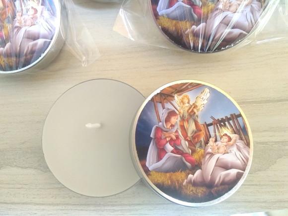 Lembrancinha de Natal Vela Perfumada