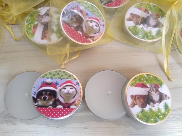 Lembrancinha de Natal Vela Perfumada